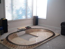 Table slid out from 2nd wall